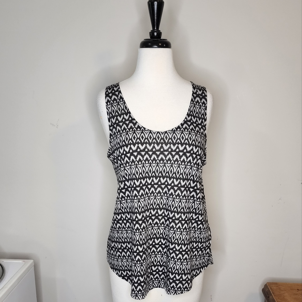 H&M Aztec print swing tank Sz Med